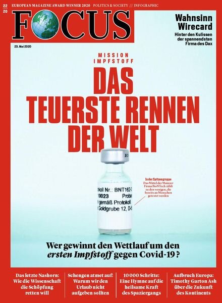 Focus – 23 Mai 2020 Cover