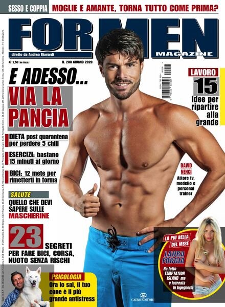 For Men Magazine – Giugno 2020 Cover