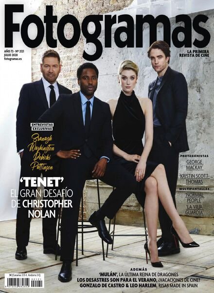 Fotogramas – julio 2020 Cover