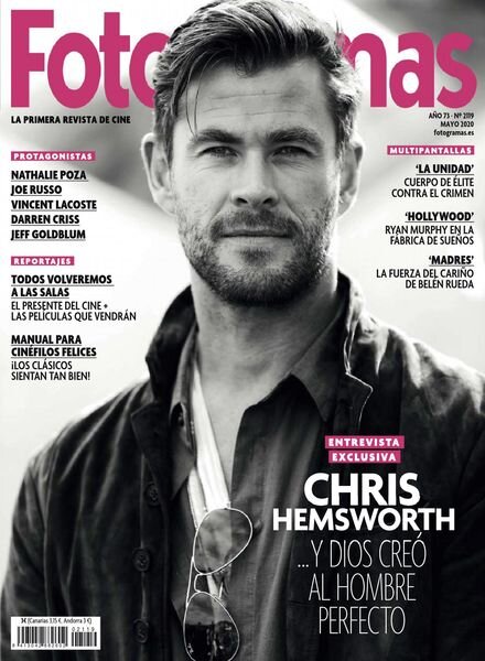 Fotogramas – mayo 2020 Cover