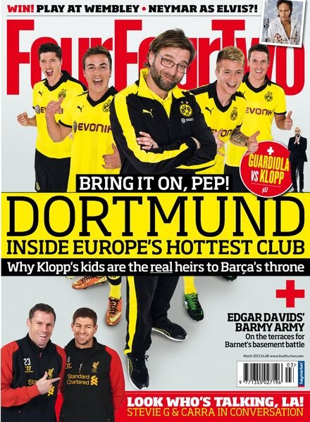 FourFourTwo UK – March 2013 Cover