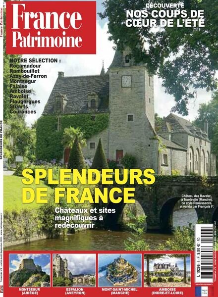 France Patrimoine – Juillet-Septembre 2020 Cover