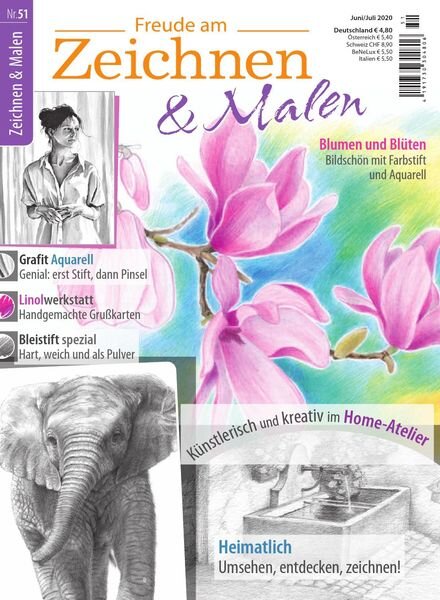 Freude am Zeichnen – Juni-Juli 2020 Cover