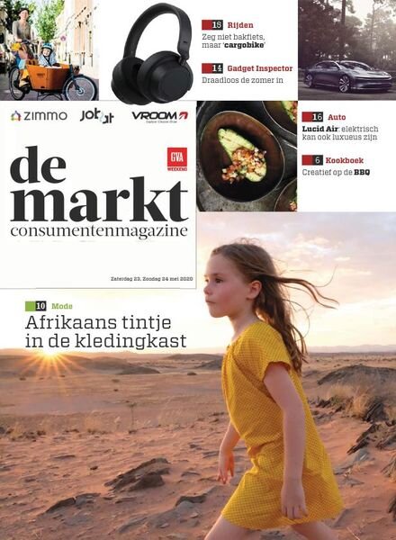 Gazet van Antwerpen De Markt – 23 mei 2020 Cover
