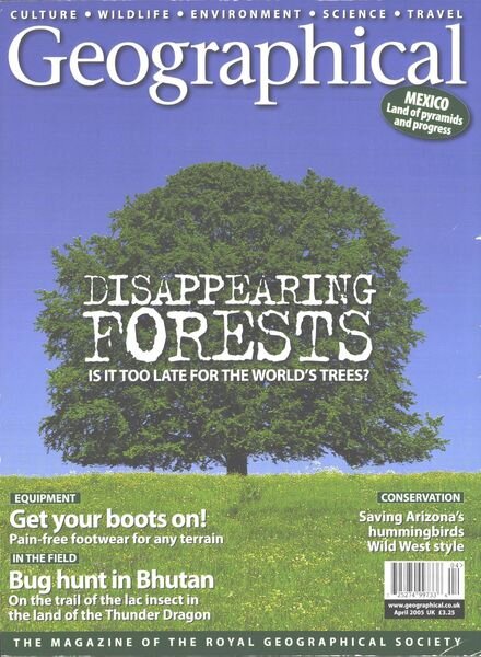 Geographical – April 2005 Cover
