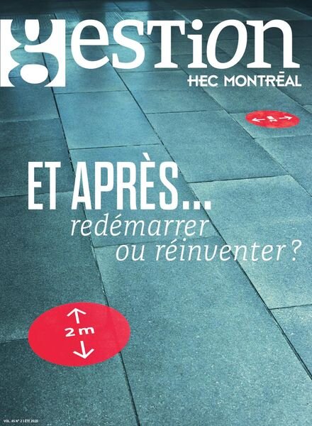 Gestion – mai 2020 Cover