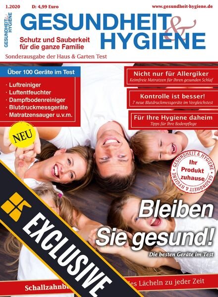 Gesundheit & Hygiene – Mai 2020 Cover