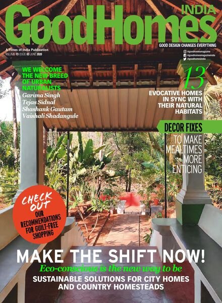 GoodHomes India – June 2020 Cover