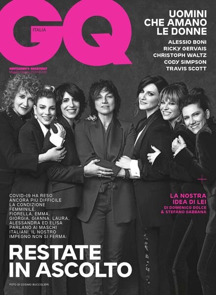 GQ Italia – Maggio-Giugno 2020 Cover