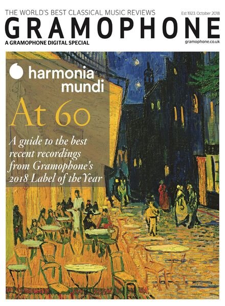 Gramophone – Digital Special – Harmonia Mundi Cover