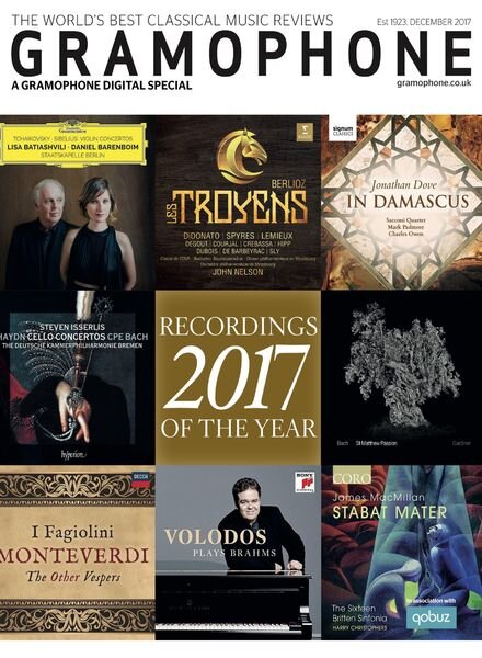 Gramophone – Gramophone Records of the Year 2017 Cover