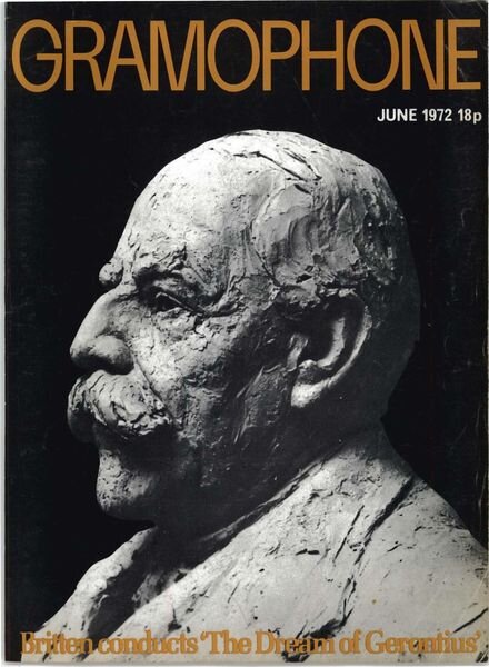 Gramophone – June 1972 Cover