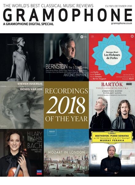 Gramophone – Recordings of the Year 2018 Cover
