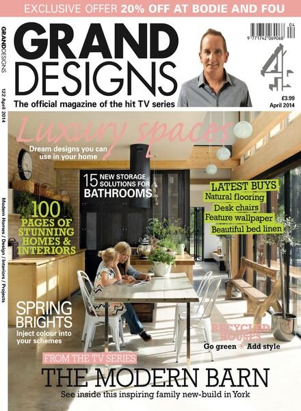 Grand Designs UK – April 2014 Cover