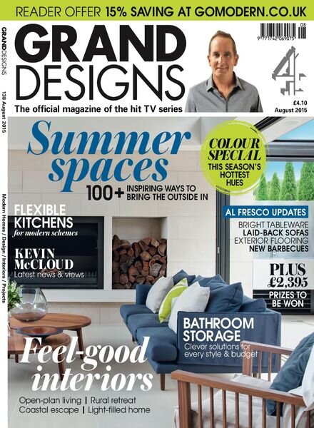 Grand Designs UK – August 2015 Cover