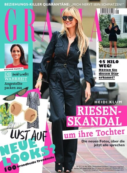 Grazia Germany – 14 Mai 2020 Cover