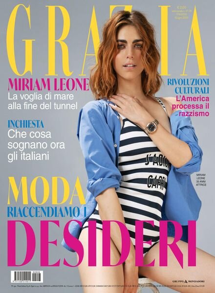 Grazia Italia – 17 giugno 2020 Cover
