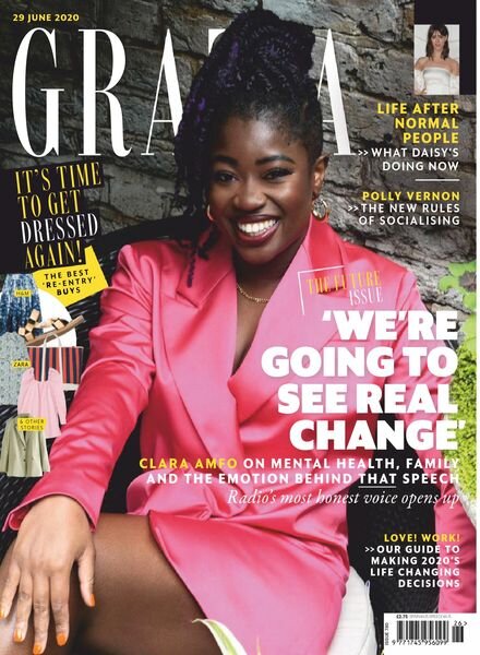 Grazia UK – 29 June 2020 Cover