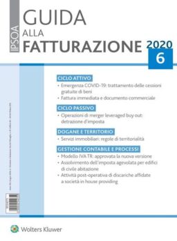 Guida alla Fatturazione – Giugno 2020