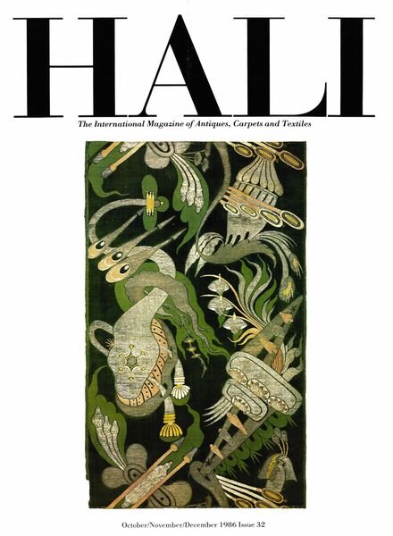 HALI – October-November 1986 Cover