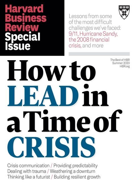 Harvard Business Review OnPoint – May 2020 Cover