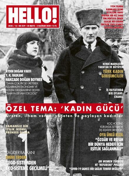 HELLO! Turkiye – 21 Mayis 2020 Cover