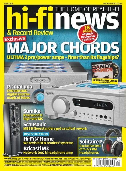 Hi-Fi News – June 2020 Cover