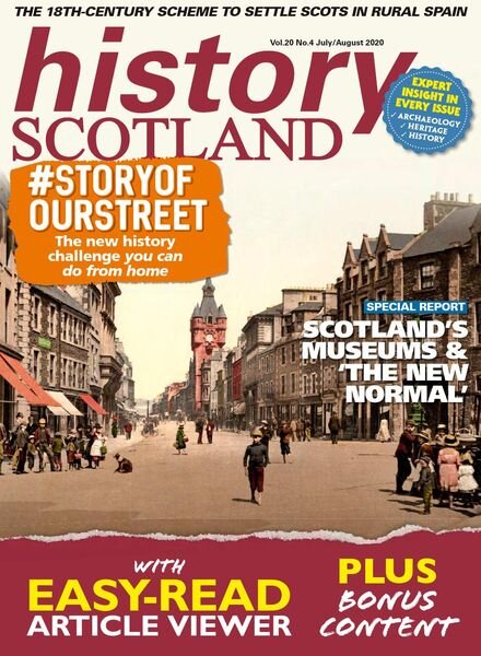 History Scotland – July-August 2020 Cover