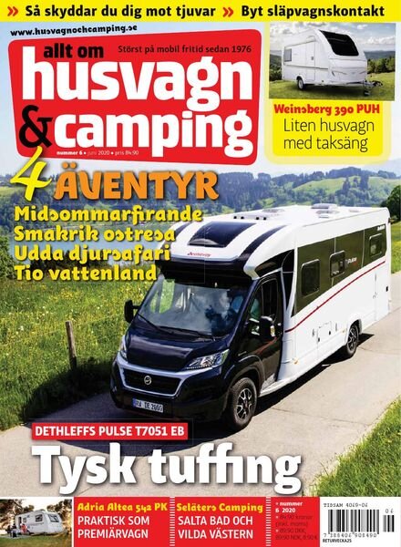 Husvagn & Camping – juni 2020 Cover