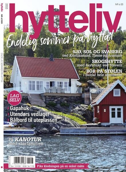 Hytteliv – juni 2020 Cover