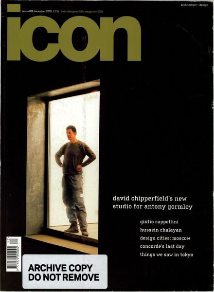 ICON – December 2003 Cover
