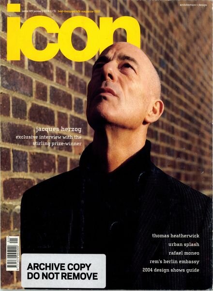 ICON – January 2004 Cover