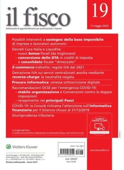 il fisco – 11 Maggio 2020