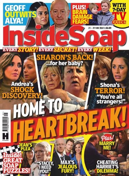 Inside Soap UK – 23 May 2020 Cover