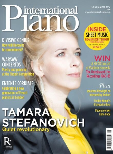 International Piano – January-February 2016 Cover
