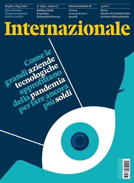 Internazionale N.1364 – 26 Giugno 2020 Cover