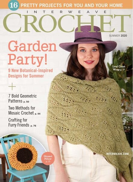 Interweave Crochet – May 2020 Cover