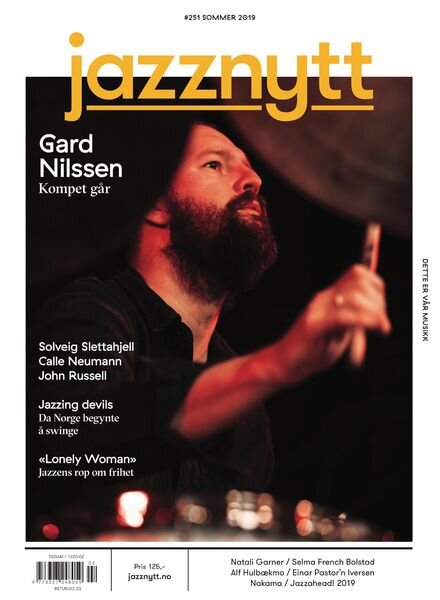 Jazznytt – Sommer 2019 Cover