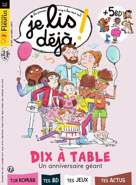 Je Lis Deja – juin 2020 Cover