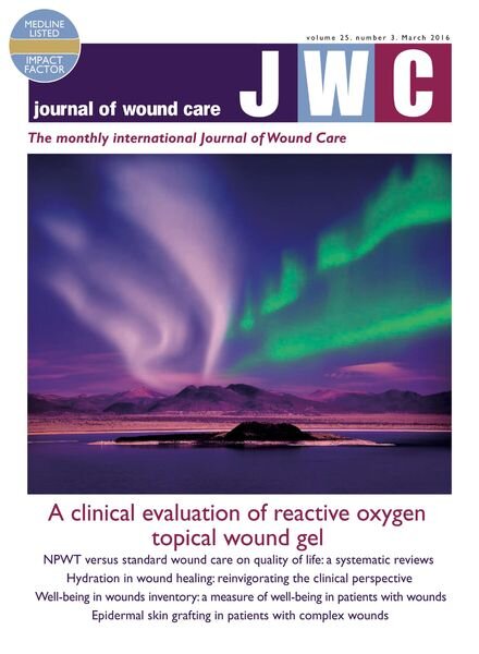 Journal of Wound Care – March 2016 Cover