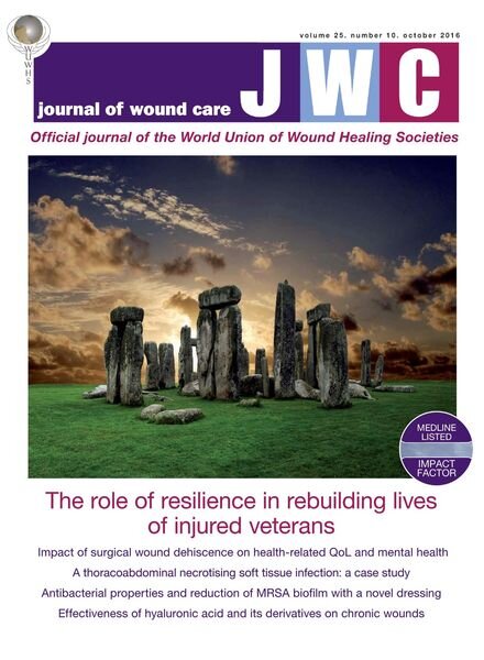 Journal of Wound Care – October 2016 Cover