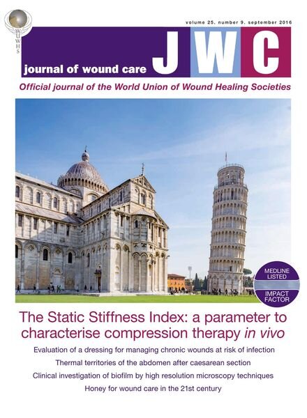 Journal of Wound Care – September 2016 Cover