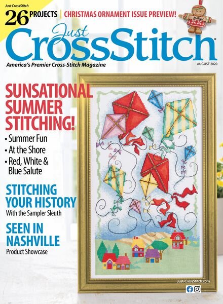Just CrossStitch – August 2020 Cover