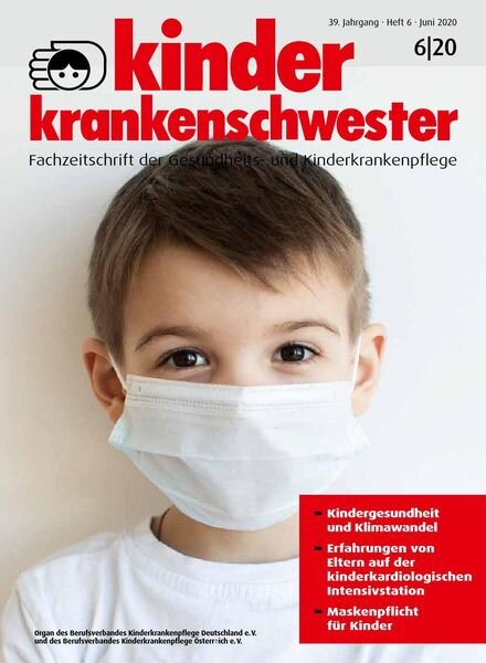 Kinderkrankenschwester – Juni 2020 Cover