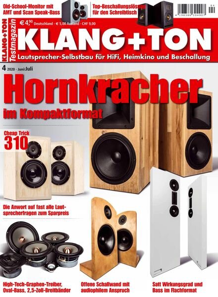 KLANG+TON – 29 Mai 2020 Cover