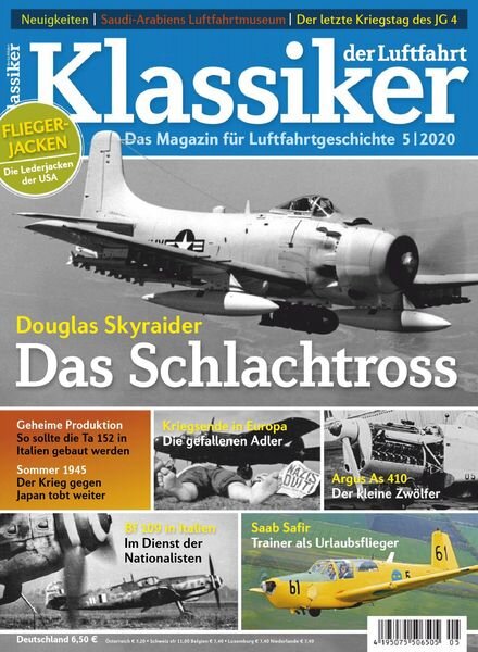 Klassiker der Luftfahrt – Nr.5, 2020 Cover