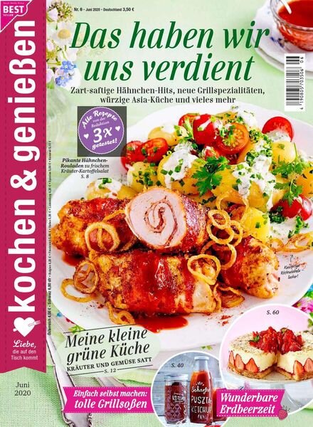 Kochen & Geniessen – Juni 2020 Cover