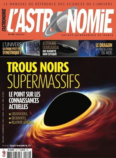 L’Astronomie – Juin 2020 Cover