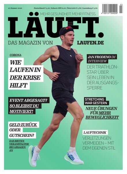 LAUFT – Das Magazin von laufen.de – 12 Juni 2020 Cover