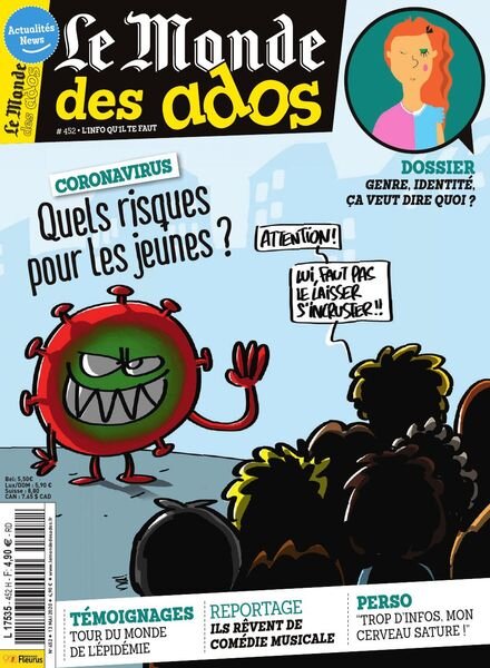 Le Monde des Ados – 13 mai 2020 Cover